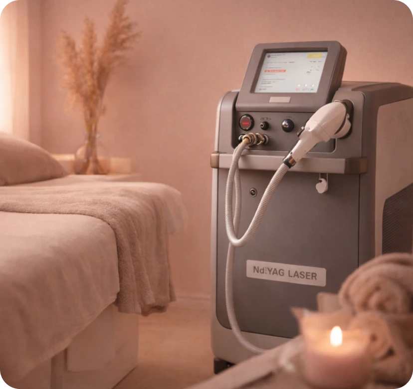 Séance d'épilation laser Nd YAG pour peau mate au HB Centre Laser à La Teste-de-Buch